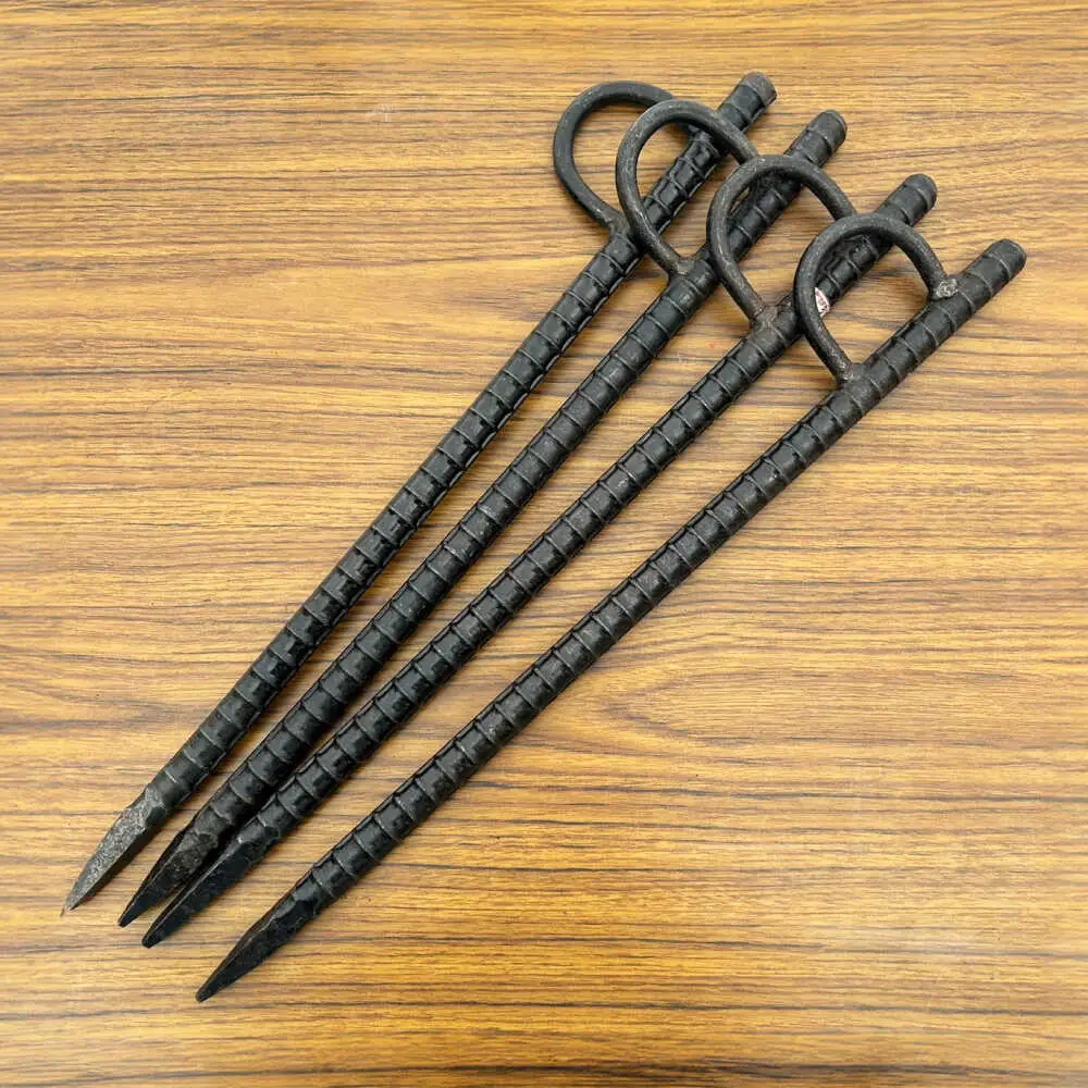 鍛造ペグ 45cm 4本セット / キャンプ キャンプ用品 ペグ キャンプ場 アウトドア用品 / 南島原市 / 重光刃物鍛造工場[SEJ016]