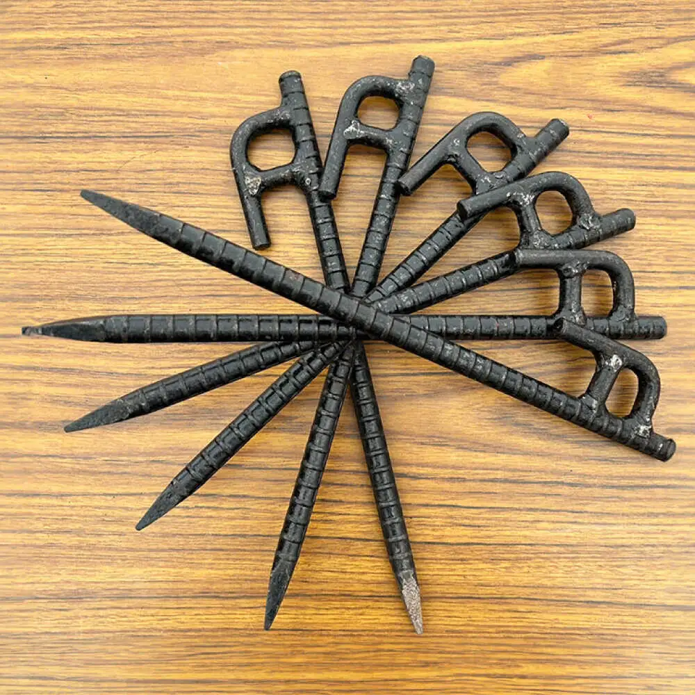 鍛造ペグ 30cm 6本セット / キャンプ キャンプ用品 ペグ キャンプ場 アウトドア用品 / 南島原市 / 重光刃物鍛造工場[SEJ019]