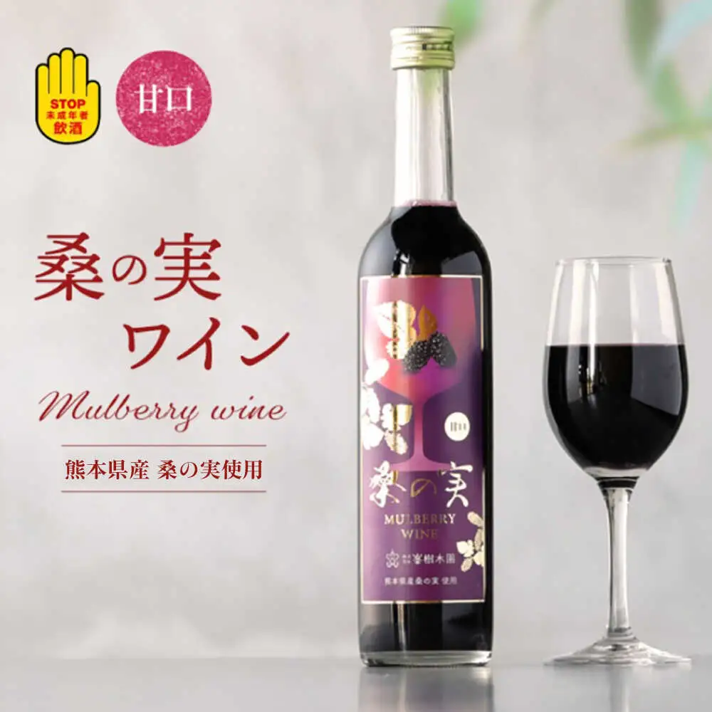 桑の実 ワイン （甘口） 500ml×1本 ワイン[AYBM003]