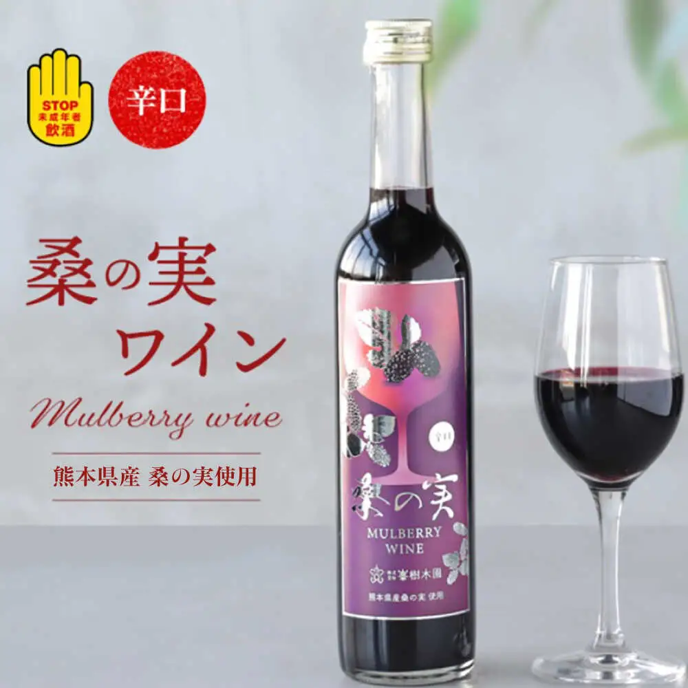 桑の実 ワイン （辛口） 500ml×1本  ワイン[AYBM005]