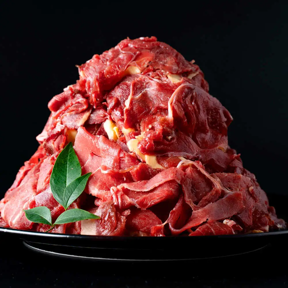 馬肉 小間 スライス 計1kg  500g×2パック /馬肉 小間切れ[AYBV033]