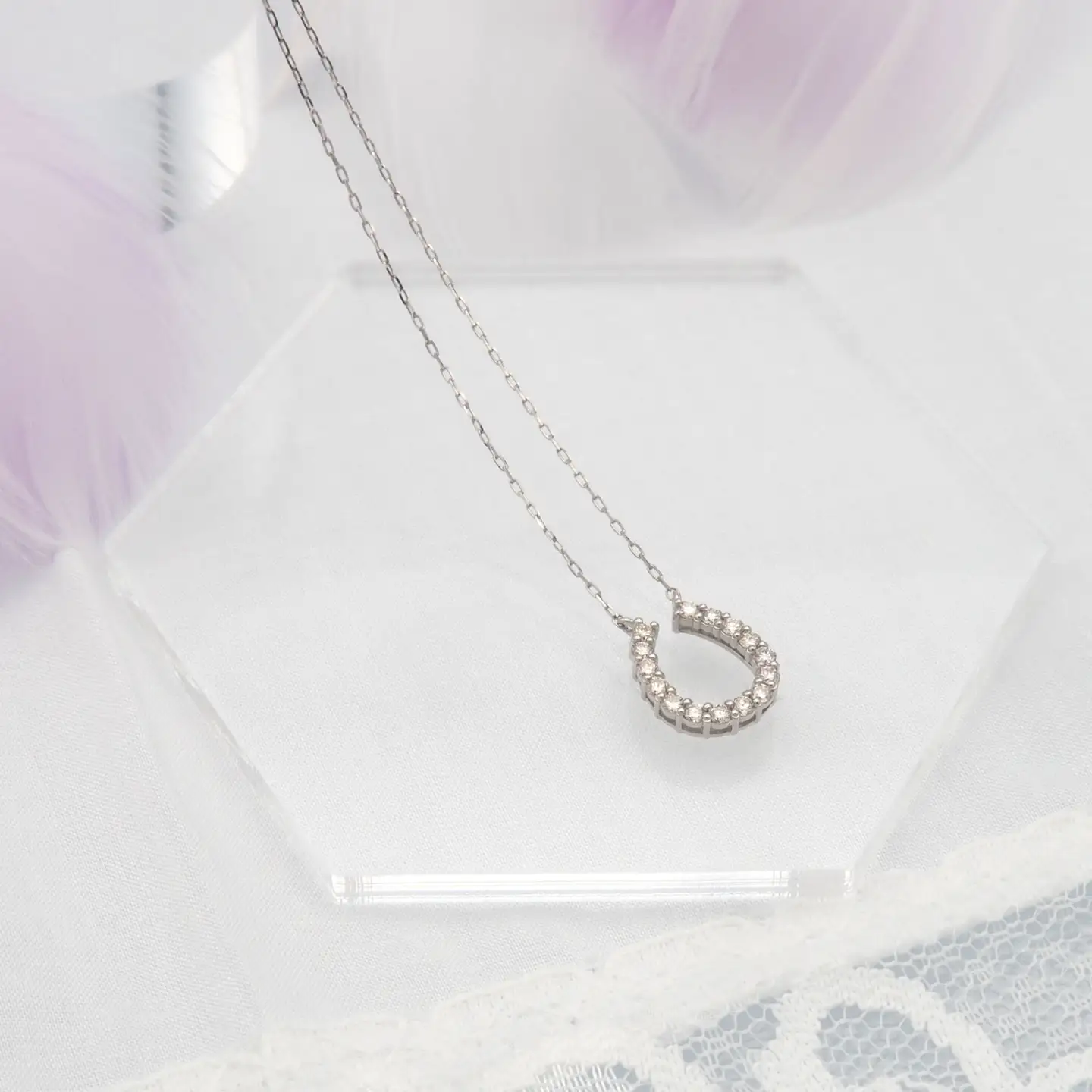 PT900/PT850 0.20ct ダイヤモンド ペンダントネックレス　HH-019720 SWBT002-PT