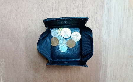 ☆世界にひとつだけ☆　女性と花の二つ折りコンパクト財布　☆レッド☆ 財布 お財布 二つ折り