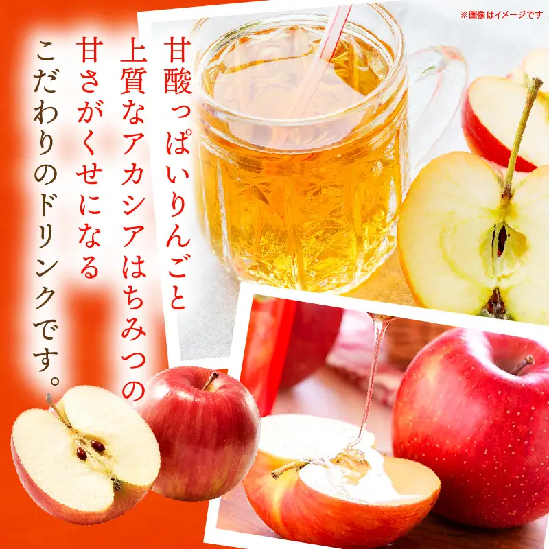 はちみつりんごドリンク 30袋セット はちみつ 蜂蜜 ハチミツ アカシアはちみつ 林檎 リンゴ ジュース パウチ ドリンク 飲料
