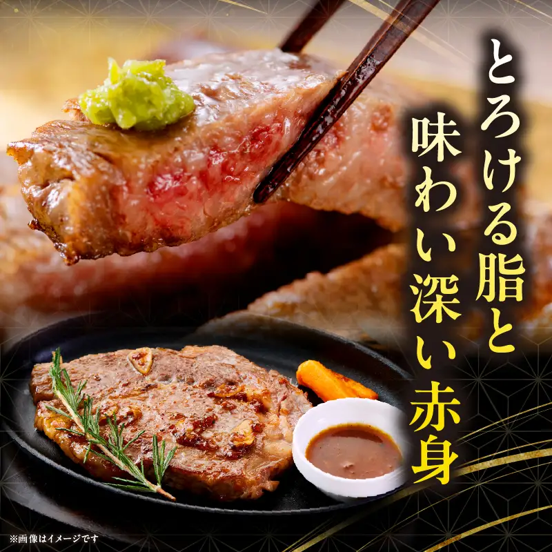 【畜産農家応援】宮崎牛 ロースステーキ 2枚 合計500g_kn085-002