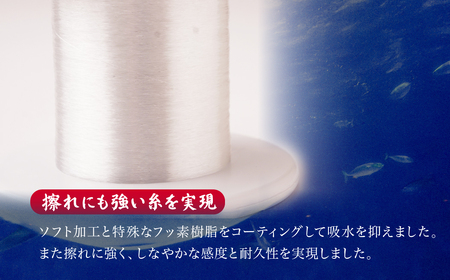 釣り糸 ナイロンライン『忍者』500m (1号) 4Lb 透明 | 透明釣り糸