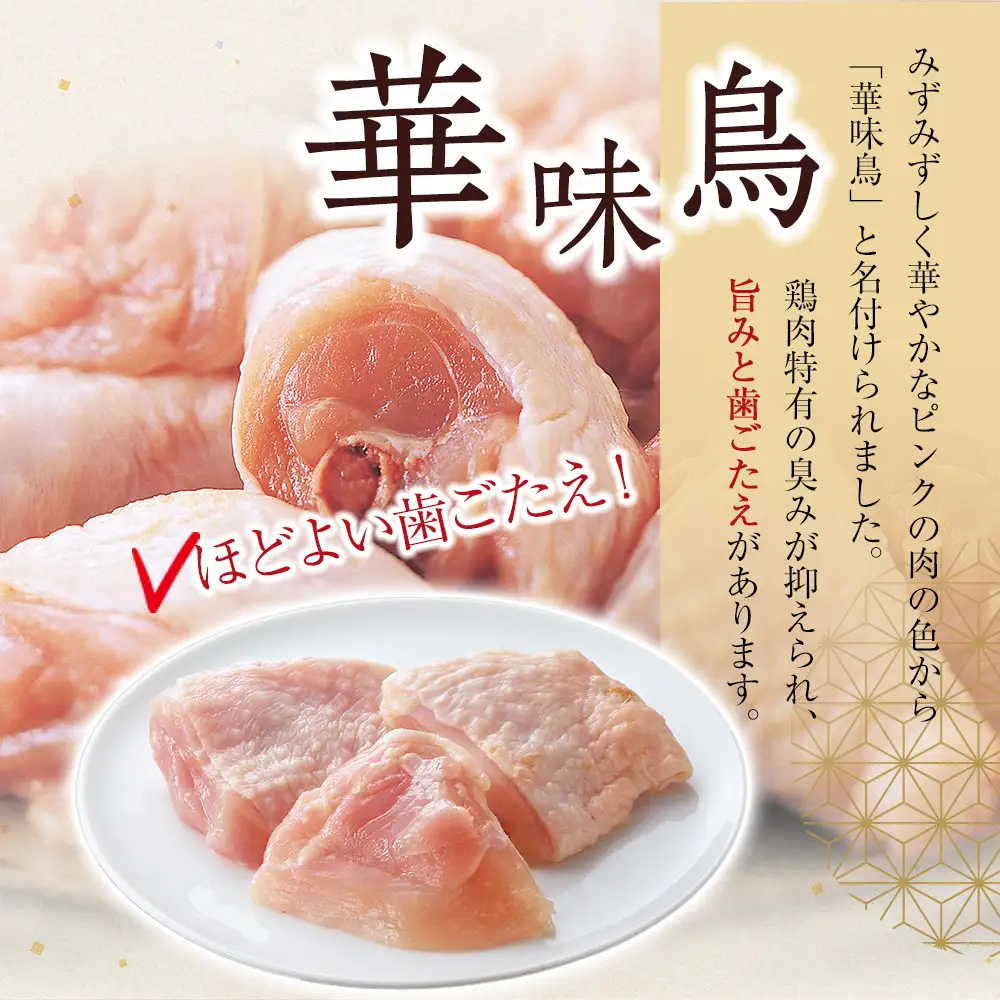 【H-B1】博多華味鳥 水炊きセット ( 6～8人前 ) 柚胡椒付