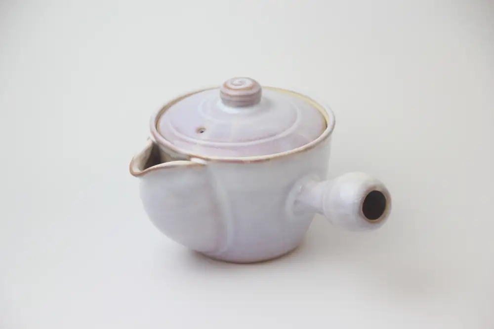 萩焼 萩むらさき朝顔茶器揃