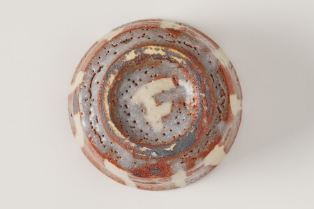 志野ぐい呑　作者：北大路　豊大 【0032-071】陶芸 工芸品 陶器 美濃桃山陶 焼き物