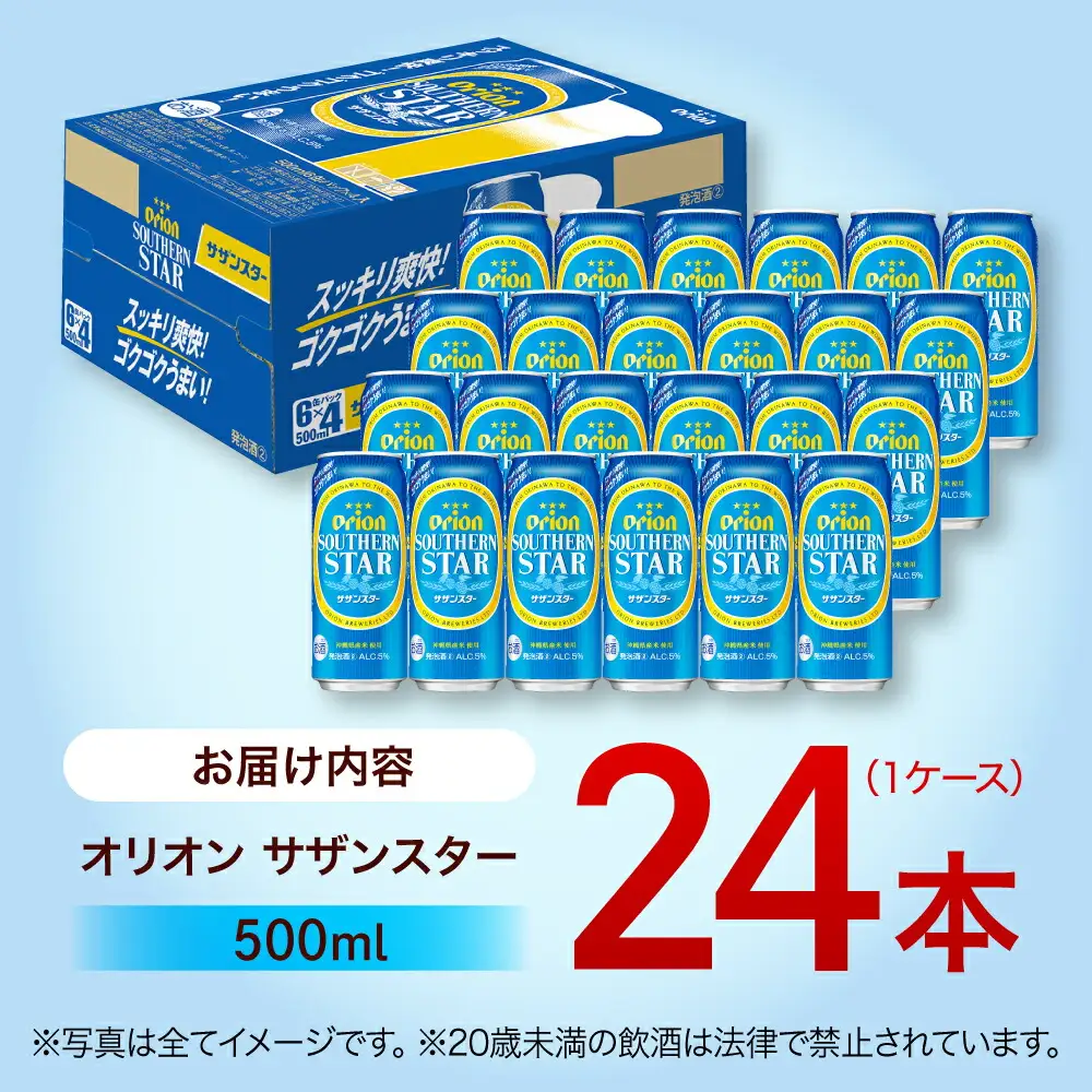 オリオンビール サザンスター 500ml×24本 BCDD011