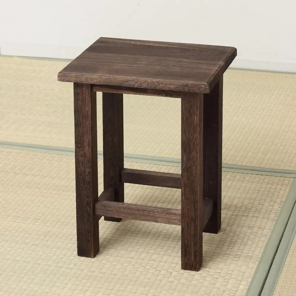 焼桐 角スツール 約幅30×奥行26×高さ40cm AKU1044773