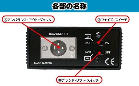 ダイレクトボックス DI 変換 エレキギター エレキベース ダイレクトボックス