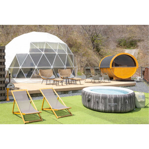 バレルサウナ付き絶景グランピング「LEMON FARM GLAMPING しまなみ」宿泊補助券 45,000円分