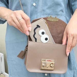 【キョロメフラグメントケース/全20色】思わず誰かに見せたくなる/身軽に時短決済♪最軽量のスマート財布 ミニ財布 カードケース フラグメントケース コンパクト 名刺入れ レディース メンズ トープ