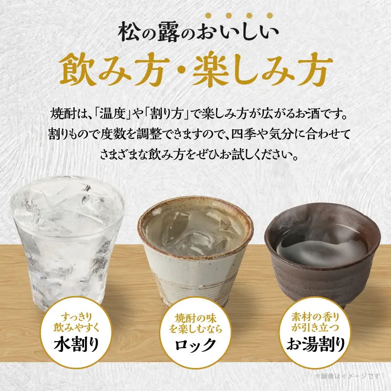 松の露 パック 900ml 6本 20度 焼酎 お酒 アルコール_DA60-26