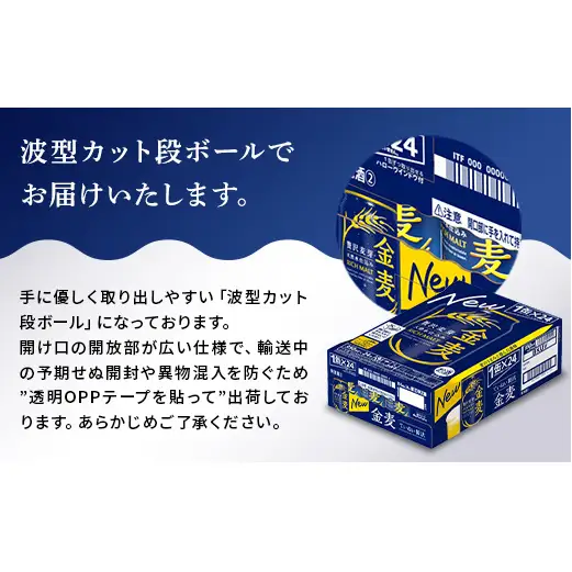 FK7-0452_【4ヶ月連続】サントリー金麦500ml×1ケース(24本)　熊本県 嘉島町 ビール
