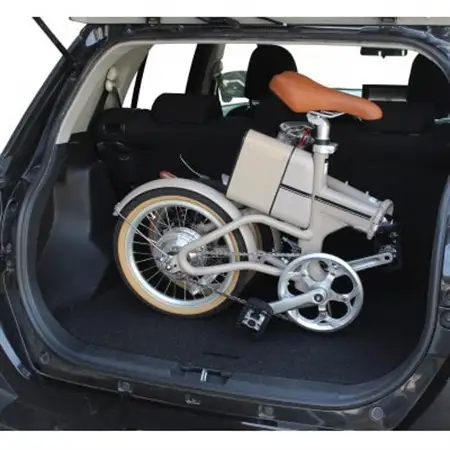 電動アシストオリタタミ自転車　tabico　mini　デザートブラウン【配送不可地域：沖縄県】【1617235】