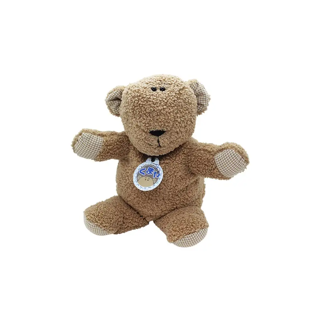 世界にひとつ　くまやのパペットくまちゃん　ハンドメイド ベージュ