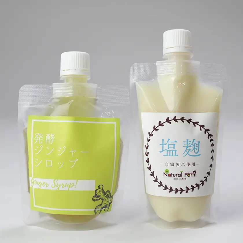 発酵ジンジャーシロップ＆塩麹　各1パックセット A2-20_調味料   _【配送不可地域：離島】【1619411】
