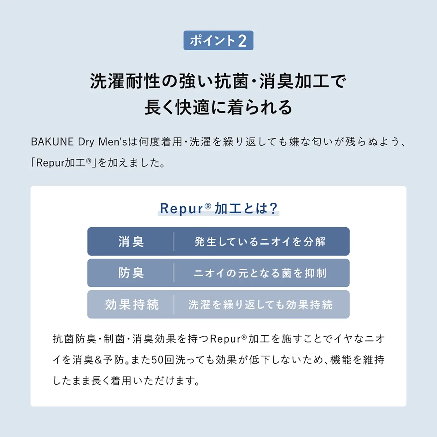 BAKUNE Dry Men’s 長袖 上下 疲労回復 リカバリー ウェア　【 ネイビー / Mサイズ 】　/ 大村市 / 株式会社TENTIAL [ACAD042] 疲労回復パジャマ パジャマ