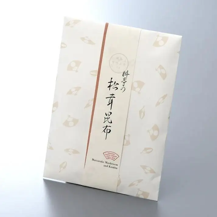 【下鴨茶寮】松茸昆布（平袋150g）［ 京都 老舗 料亭 ミシュラン 料亭の佃煮 肉厚松茸 人気 おすすめ グルメ 京料理 京懐石 ギフト プレゼント お取り寄せ 通販 送料無料 ふるさと納税 ］