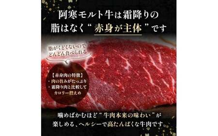 阿寒モルト牛ステーキ肩ロースセットＡ 牛肉 ステーキ サーロイン すき焼き 釧路 肉