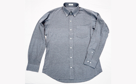 シャツ INDUSTYLE TOKYO 長袖 メンズ シャツ グレー(L)