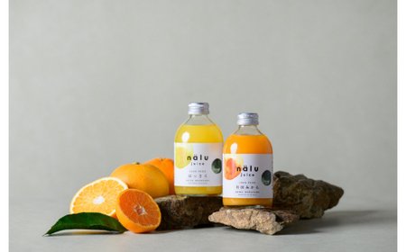 鳴川農園nalu juice 有田みかんジュース・はっさくジュース 250ｍｌ各3本(B1027-2)