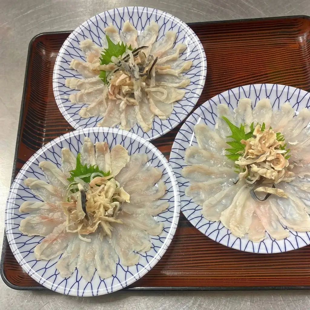 【ポン酢と紅葉おろし付】ふぐ 刺身 3パック 上越市 フグ 冷凍 さしみ 割烹から松や