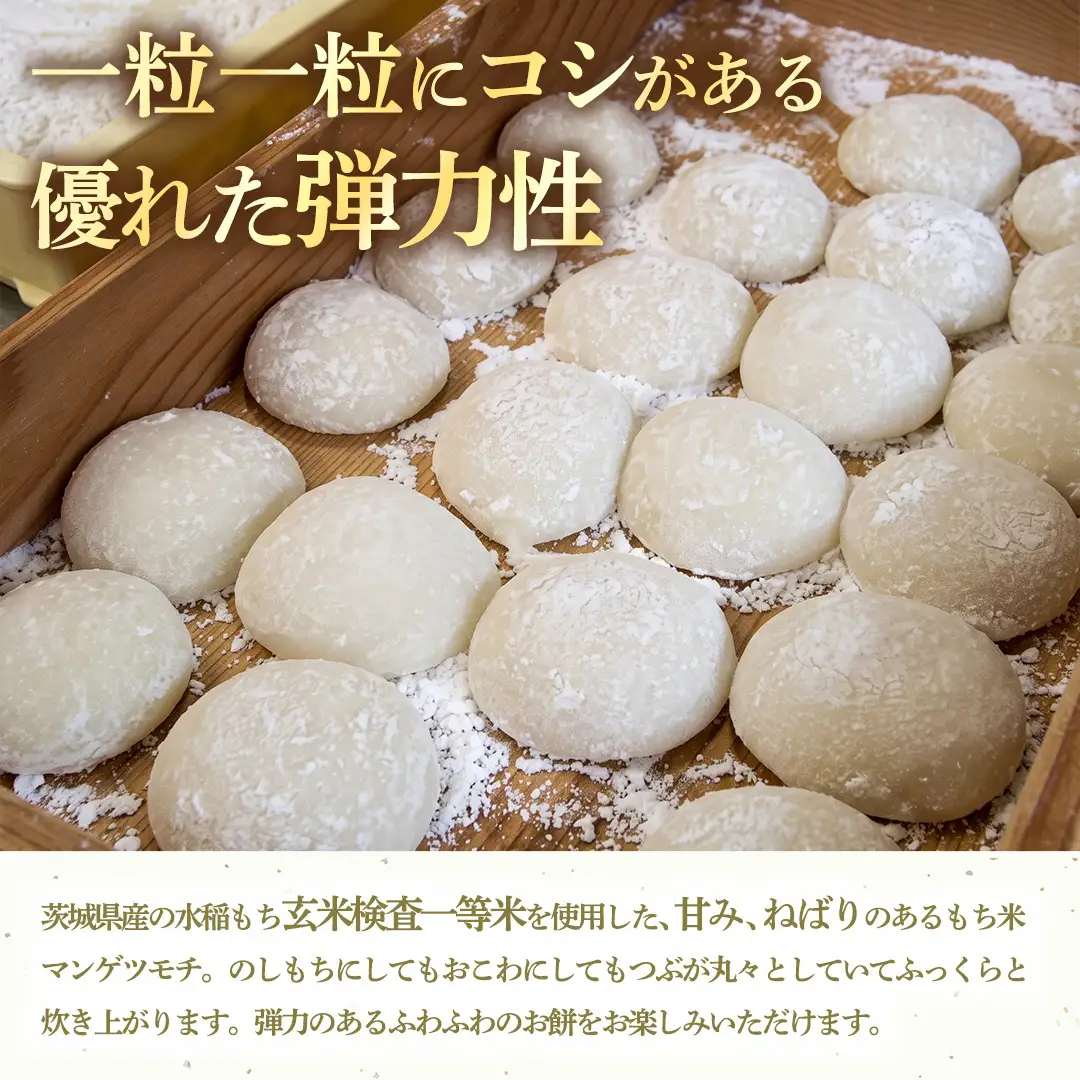 もち米 2kg 精米 マンゲツモチ 令和7年産 城里町産 2kg×1袋 お米 米 まんげつもち (AX008)