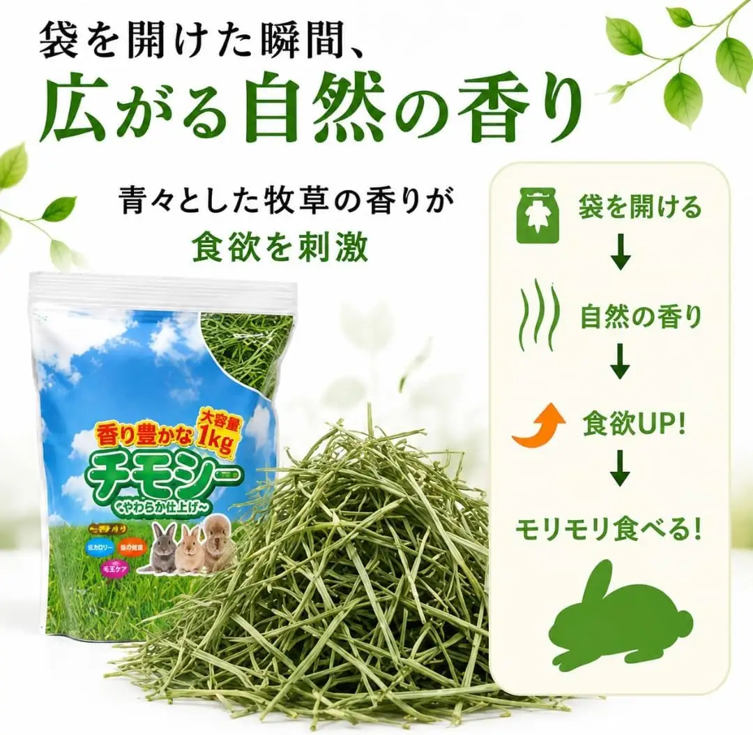 香り豊かなチモシー やわらか仕上げ ロングタイプ 1kg×8袋_チモシー やわらか仕上げ ロングタイプ 1kg × 8袋 一番刈り 牧草 小動物 繊維質 栄養価 ミネラル 健康維持 ダブルプレス ストレス軽減 香り 長持ち 腸内環境 うさぎ モルモット チンチラ 草食動物 福岡県 久留米市 送料無料 〔Pf084〕