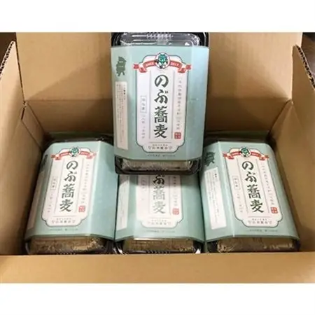 八千代市で栽培期間中農薬不使用で栽培されたそば粉を100%使用　のぶ蕎麦(半生麺8食とつゆセット)【1498759】