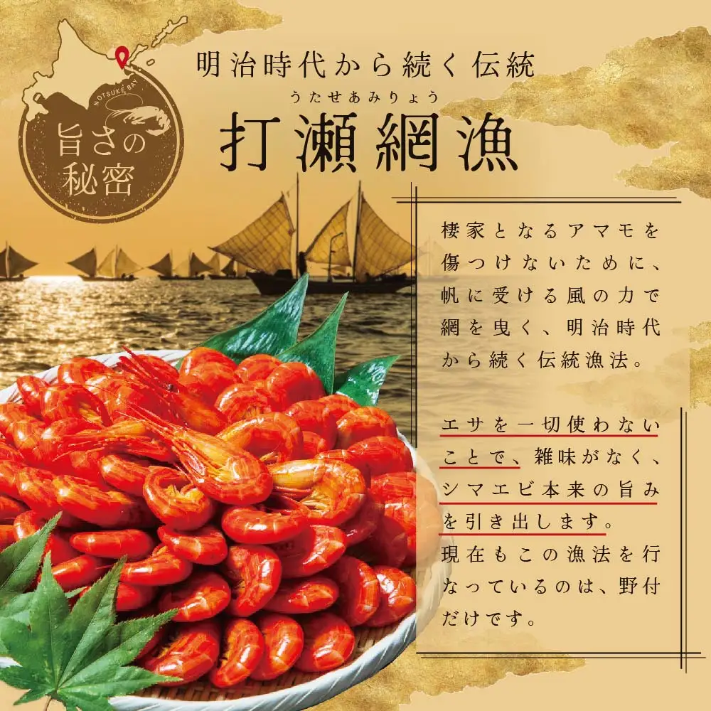 北海道野付産 北海シマエビL 計500ｇ 別海町 シマエビ