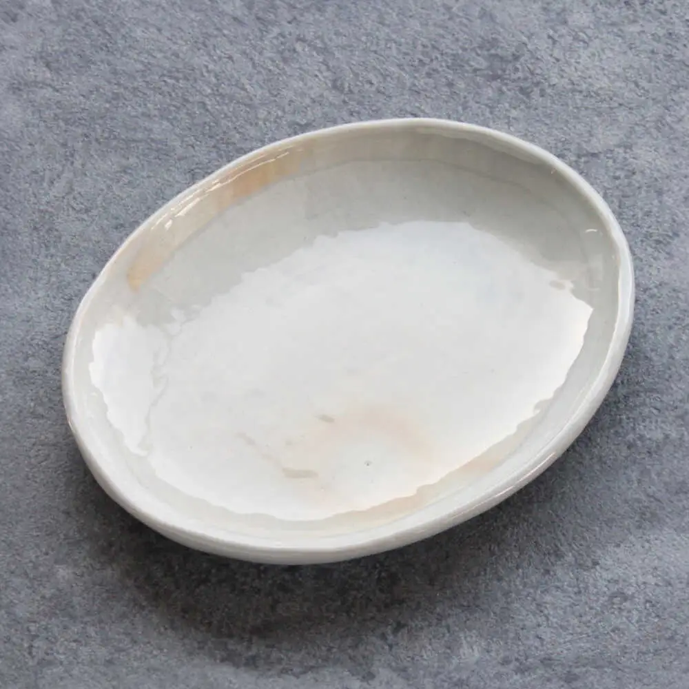 【瀬戸焼】 「舞陶館」　粉引 多用皿３枚セット【松本陶器株式会社】/ 皿 食器 / 瀬戸市[BBDX002]