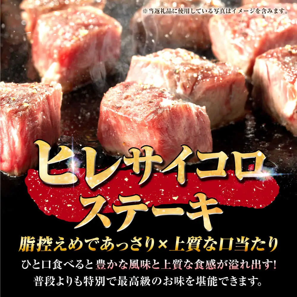 佐賀牛 ヒレ サイコロステーキ 600g すてーき 赤身[FDP022]