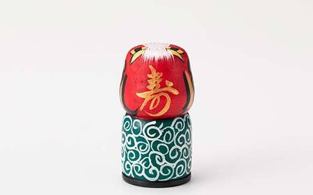 FYN6-123 ＜菊摩呂こけし工房＞獅子舞こけし (志田菊宏 創作こけし) 手作り ハンドメイド 工芸品 伝統 こけし インテリア 置物 山形県 西川町 月山