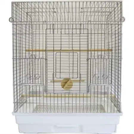 HOEIの鳥かご　ステンレス大型手のりケージ　465オカメステンレス【1136627】