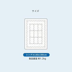 アイスとろーりケット　肌掛け布団　シングル（ブルー）_アイス とろーりケット 肌掛け 布団 シングル キルトケット ひんやり 冷感 洗える 140 × 190cm 夏 熱帯夜 とろーり 柔らか リバーシブル 掛け心地 レーヨン 吸湿 ポリエステル マイクロ 長繊維 ホコリ 出にくい 清潔 送料無料 〔Qc055-bl〕