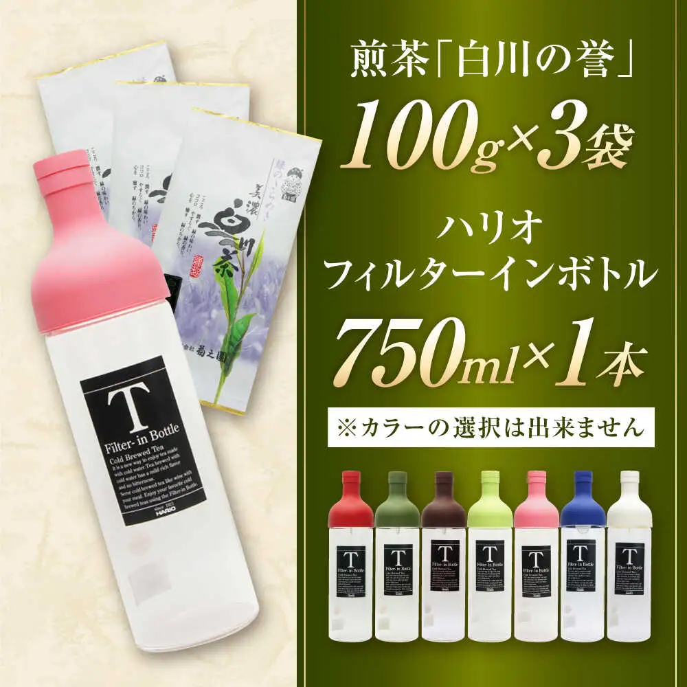 水出し緑茶 セット ボトル付 / 菊之園[AWAG014]緑茶水出し