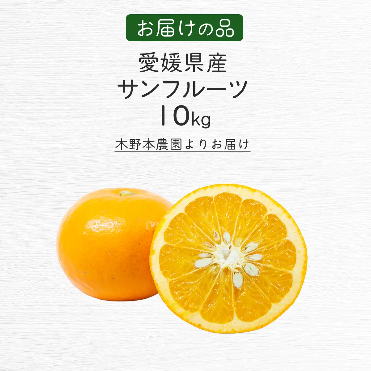 【栽培期間中農薬不使用】【先行受付】【数量限定】農園直送！愛媛県産サンフルーツ 10kg （2027年4月下旬頃より順次発送） IKTG012