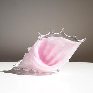  桜色シェル・貝殻のガラスの入れ物| インテリア インテリア