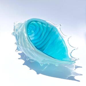  貝殻のガラスの入れ物「シェルの器」大きめ| 器 器
