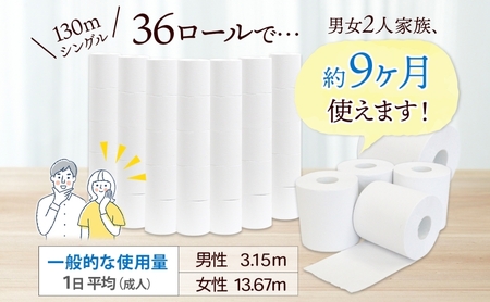 トイレットペーパー 芯なし 36ロール トイレットペーパー