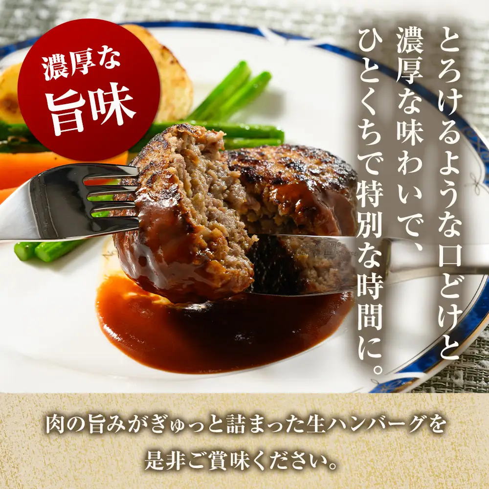 近江牛 生ハンバーグ 120g×5個入