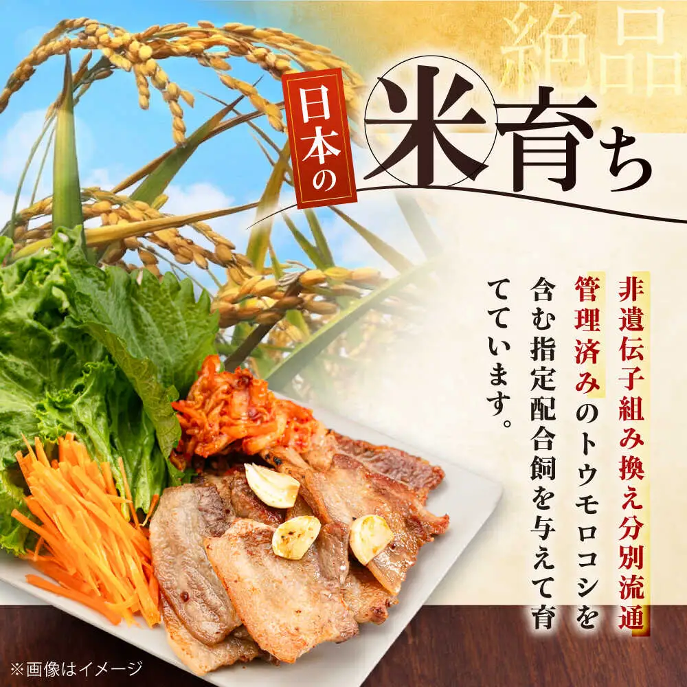 平田牧場 バラ 焼肉用 200g  豚肉 バラ カルビ スライス [AJAP133]