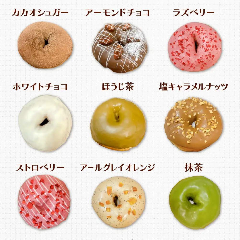 【全3回定期便】ふわもちリングドーナツ おまかせ6個セット（3種×2個）桂川町/Mio:Donut [ADBH054] ドーナツ おまかせ セット 人気
