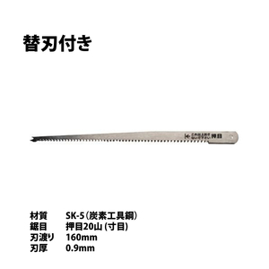 【神沢鉄工】K-414 自在鋸押切用 K-414-B 替刃セット