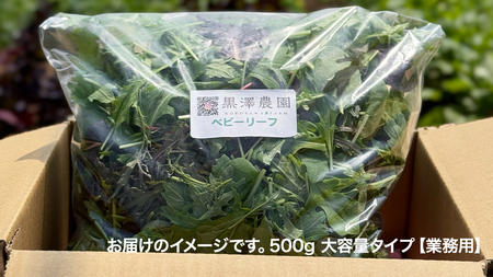 【 業務用 】 黒澤農園 の ベビーリーフサラダ 500g 