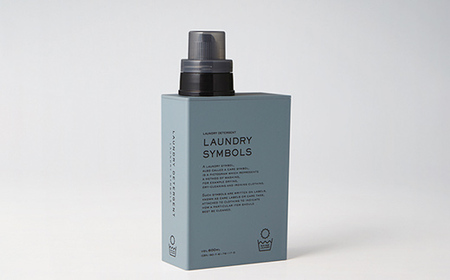 LAUNDRY SYMBOLS 2本セット ホワイト×ブルー 山中漆器 山中塗 ランドリーボトル ディスペンサー おしゃれ ギフト F6P-3026