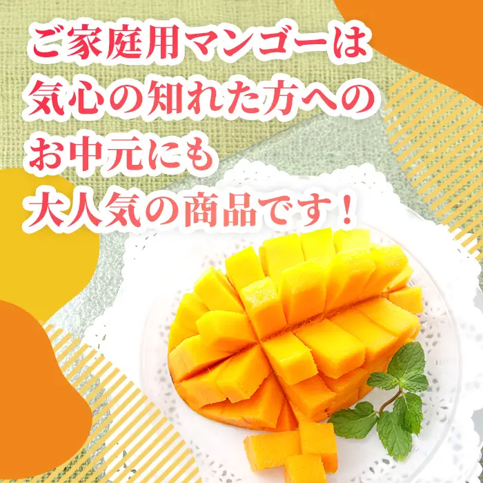 《先行予約2027年発送》沖縄県宮古島・完熟マンゴー2kg【ご家庭用】ティダマンゴー宮古島農園（AI003）